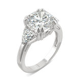 Charles & Colvard 5.00cttw Moissanite Cushion Engagement Ring