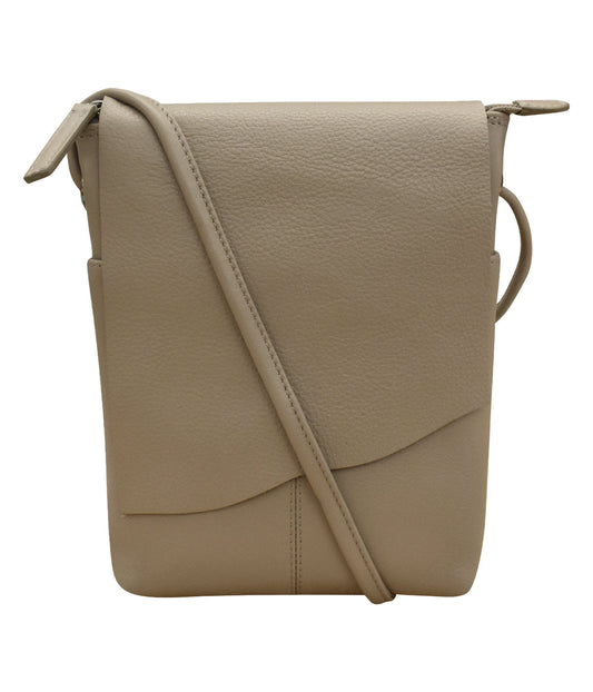 Leather Small Canada Bag Taupe