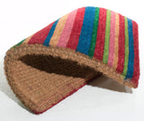 Multi Color Stripes Doormat