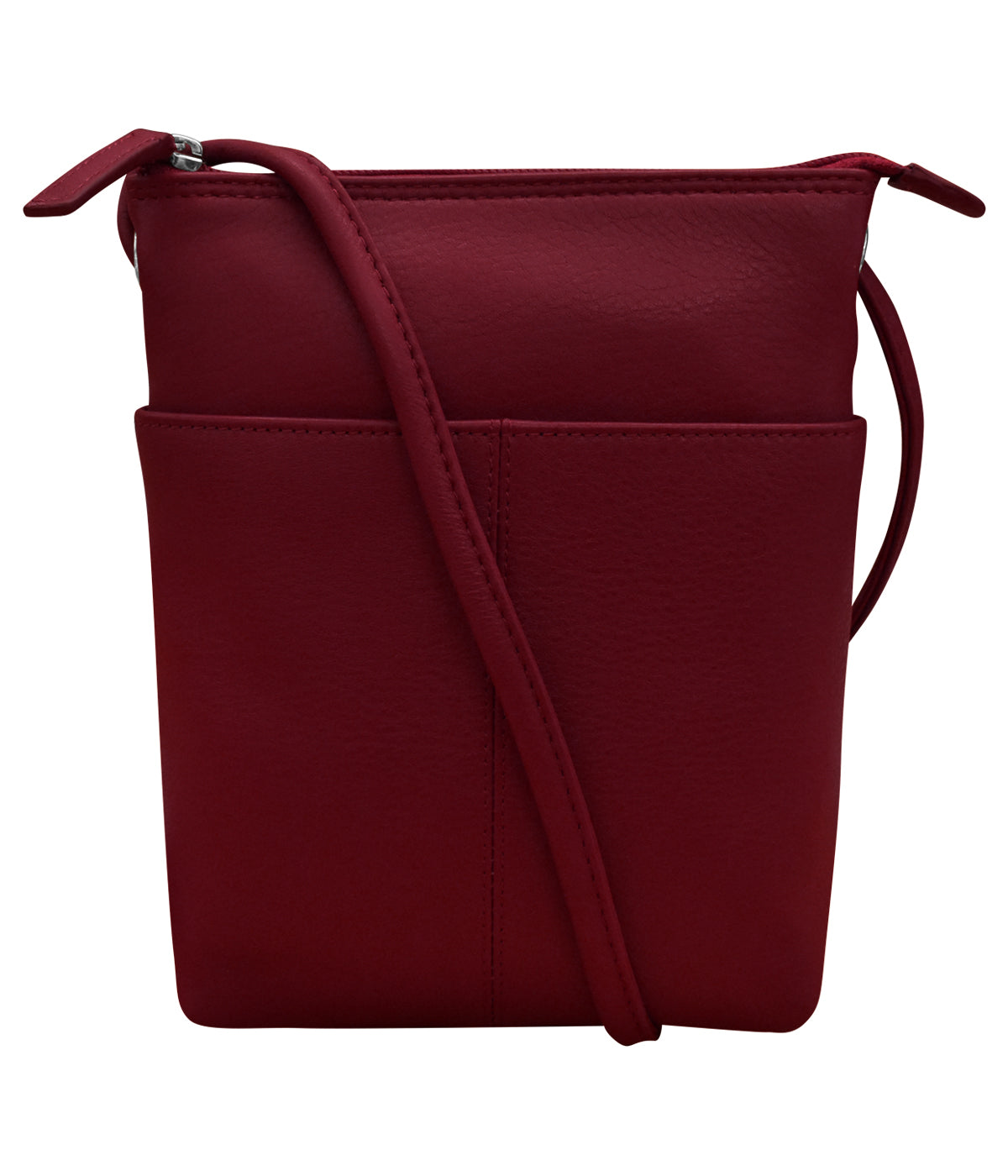 Leather Mini Sac Merlot