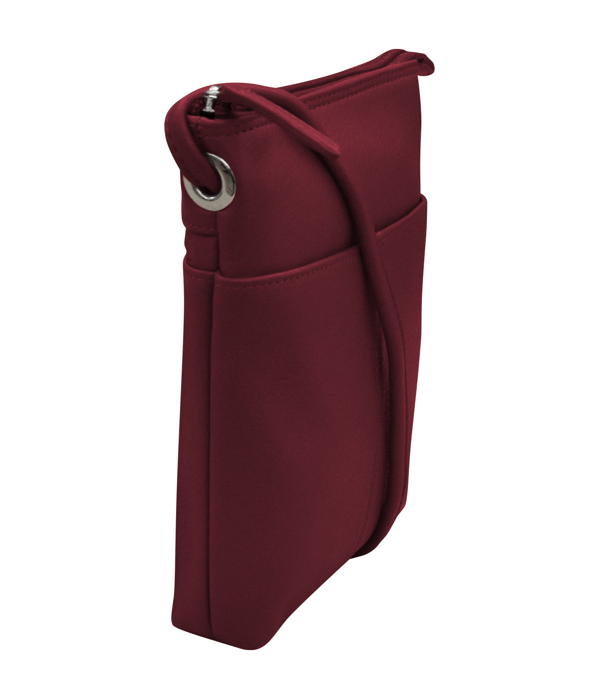 Leather Mini Sac Merlot