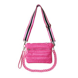 ALLIE PUFFER CROSSBODY BARBIE PINK