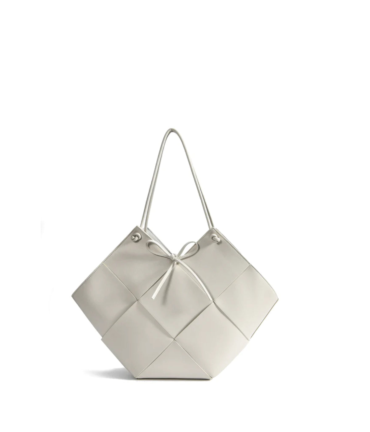 Taylor Contexture Leather Bag White