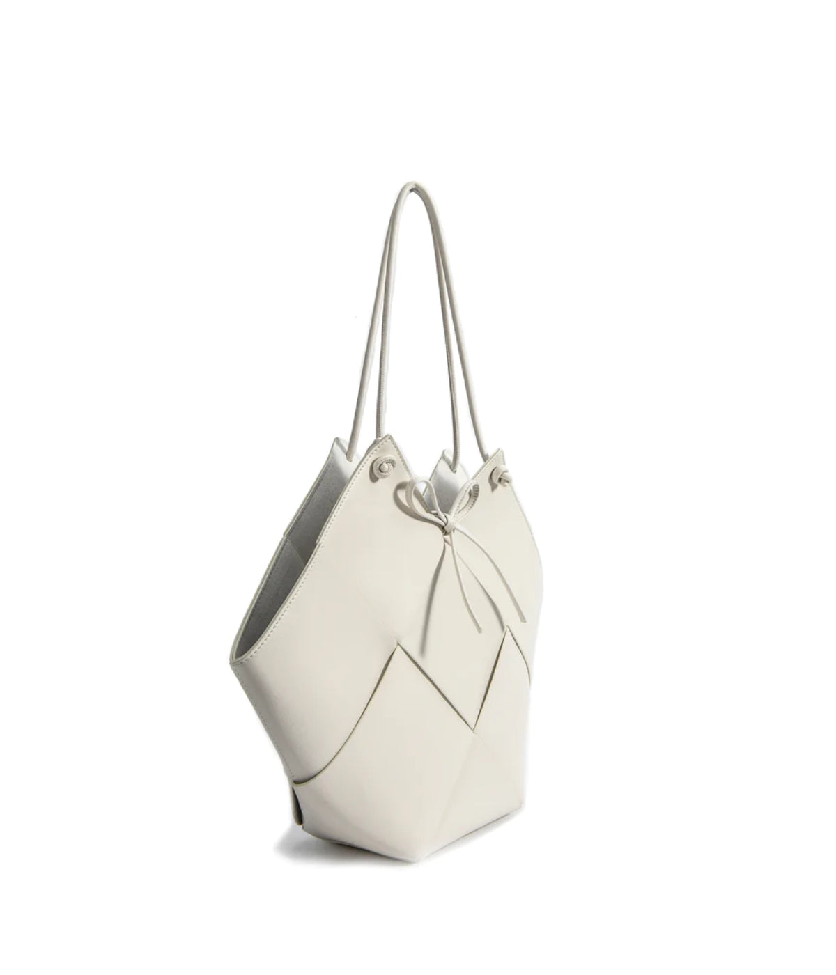 Taylor Contexture Leather Bag White