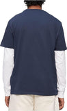 Short Sleeves Smooth Cotton Solid Crewneck Tee