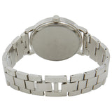 Crystal Bracelet Analog Watch Silver