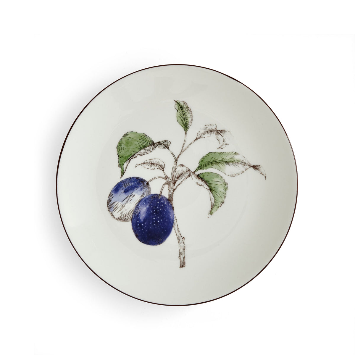 Nature's Bounty Plum Salad Plate Set of 4