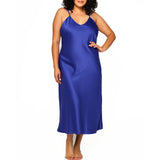 Satin Long Gown Plus Size