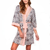 Animal-Print Robe