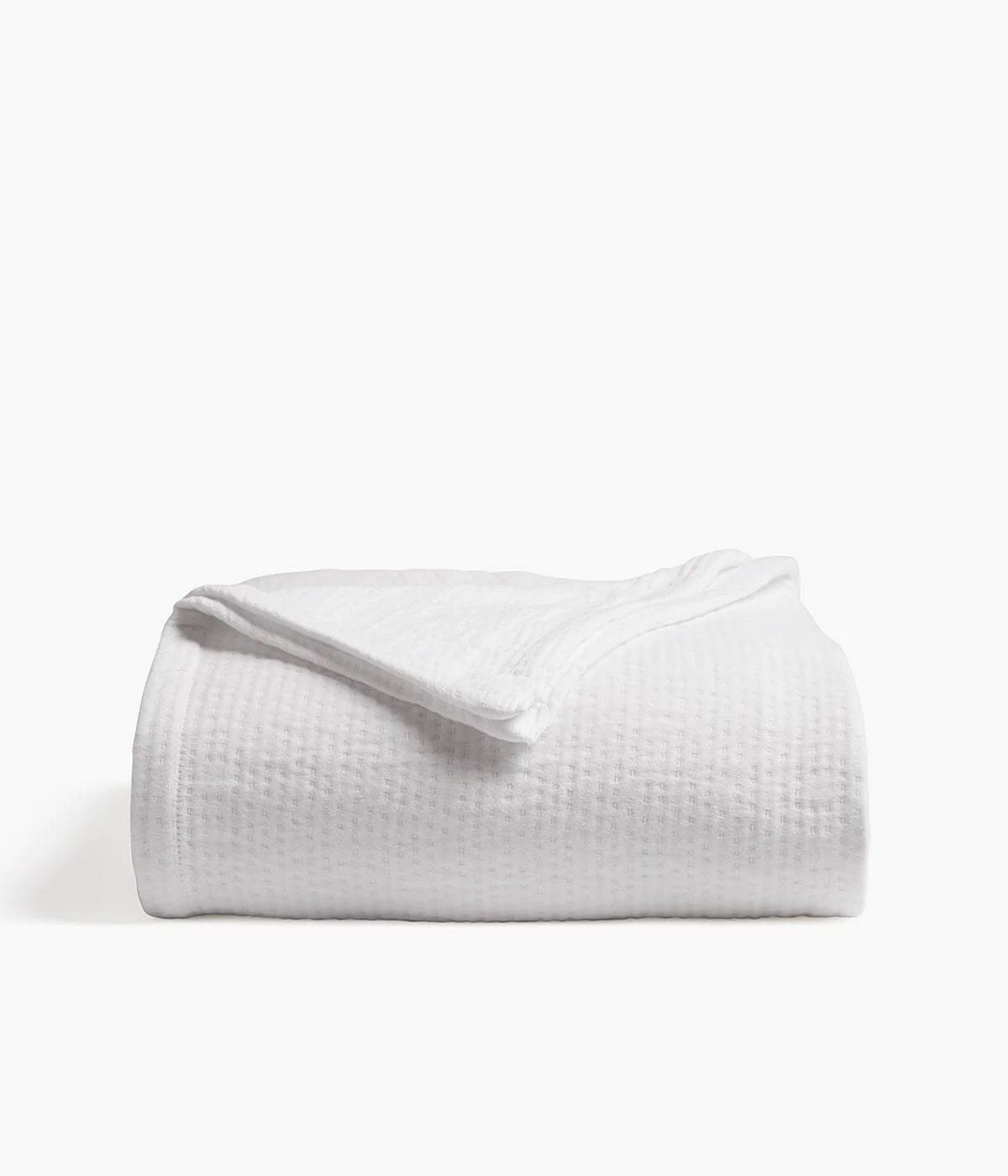 Truly Soft Matelasse Organic Blanket White