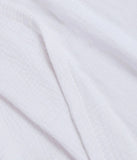 Truly Soft Matelasse Organic Blanket White