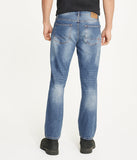 Indigo Wash Rigid Slim Boot Cut Jean