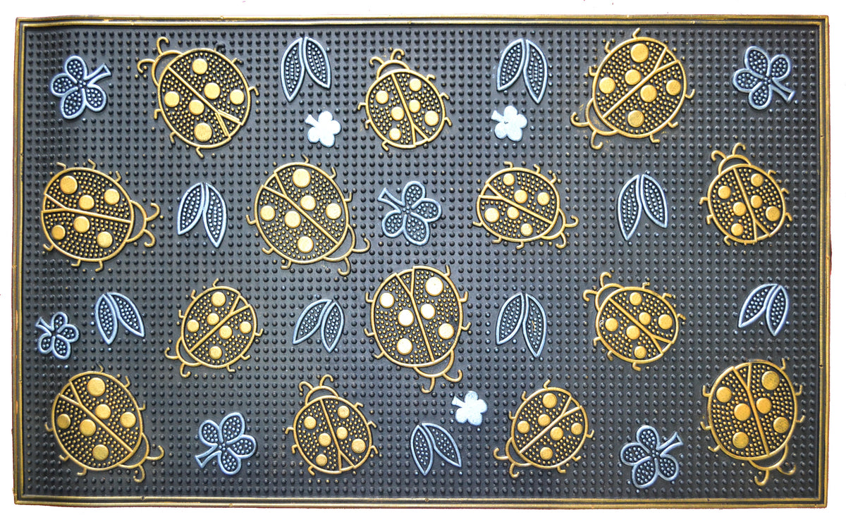 Golden Ladybugs Doormat