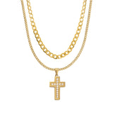 American Exchange Cross Necklace Set