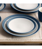 Colorwave Curve Set of 4 Curve Dinner Plates Blue