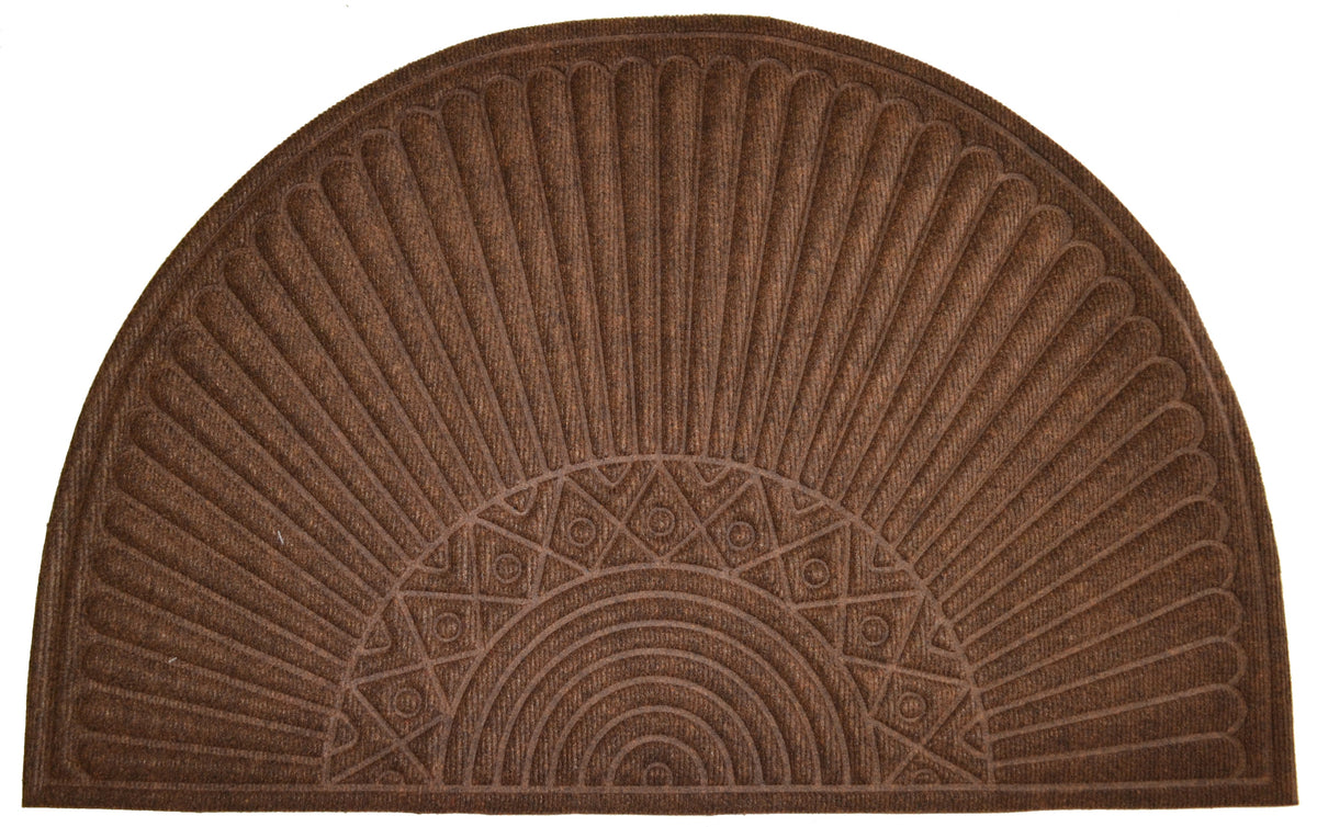 Brown Half Round Doormat