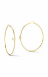 Jumbo Butterfly Hoop Earrings