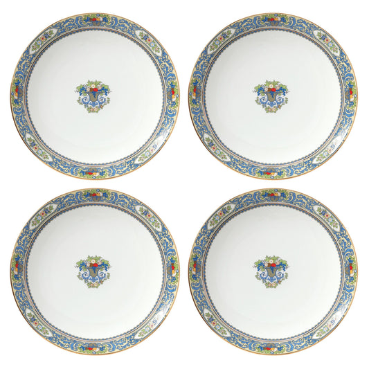 Autumn White Dinner Plates Set of 4