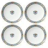 Autumn White Dinner Plates Set of 4