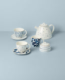 Blue Bay Teacup & Saucers Set of 2