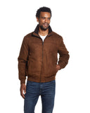 Men's Microsuede Bomber Jacket