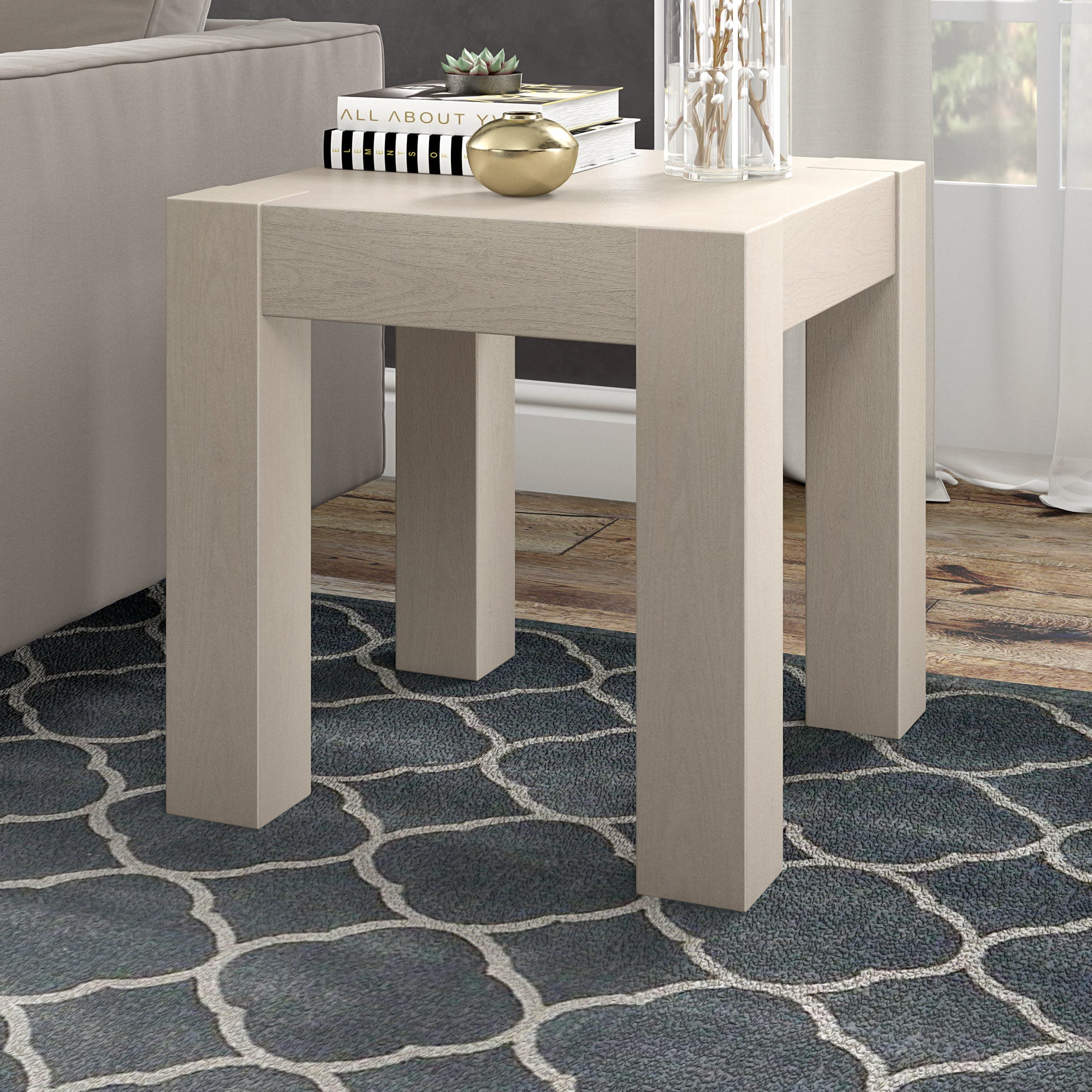 Langston 22" Wide Square Side Table