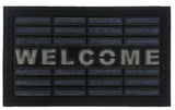 Gray Welcome Doormat