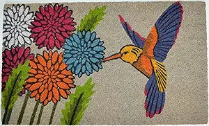 Blue Hummingbird Doormat