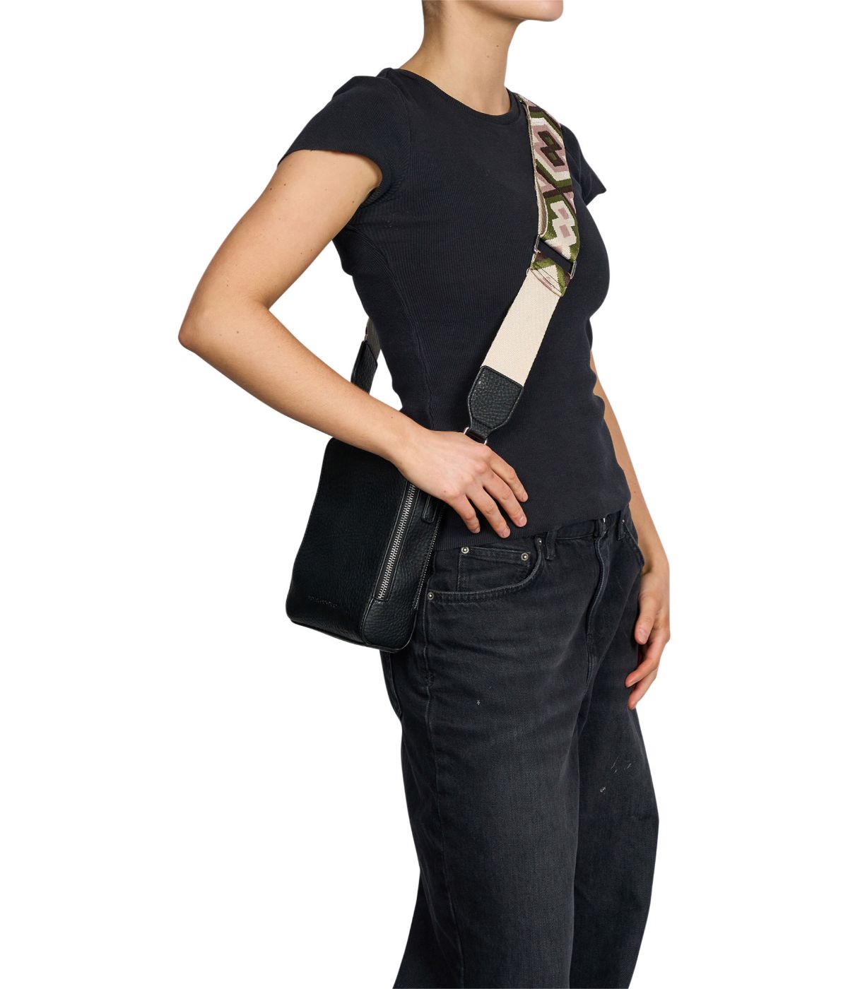 Mirror Mirror Crossbody Bags Black