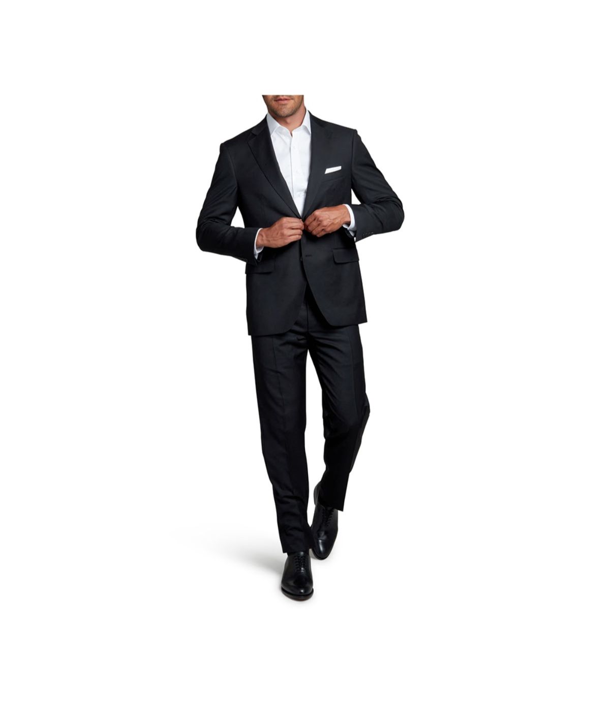 Mercantile Tailored Performance 2 Piece Suit Black