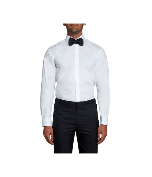 Mercantile Performance Tuxedo Shirt White Pique