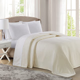 Deluxe Woven Blanket Ivory