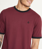 Brooklyn Laundry Men's Tonal Embroidery Short Sleeve Crew Neck Tee