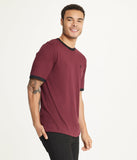 Brooklyn Laundry Men's Tonal Embroidery Short Sleeve Crew Neck Tee