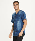 Brooklyn Laundry Men's Baseball Denim Shirt