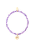 Purple Eye of Horus Jade Bracelet