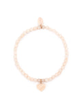 Pink Heart Jade Bracelet