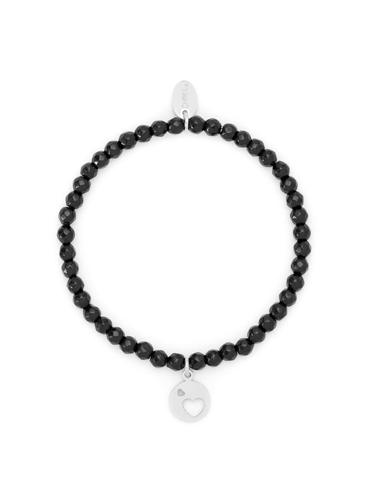 Black Heart Jade Bracelet