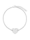 Sterling Silver Heart Bracelet