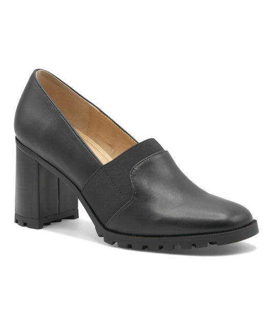 Brandi Heeled Loafer Black-Ss