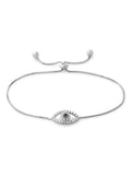 Sterling Silver Evil Eye Bracelet