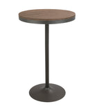 Dakota Bar Table Grey & Brown