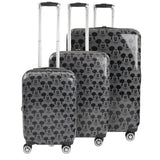 Disney Mickey Mouse All Over Print 3 Piece Spinner Luggage Set