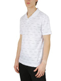 Short Sleeves Allover Print Polo