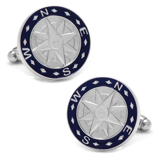 Blue-Compass-Cufflinks-Blue-1