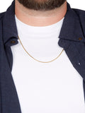 Men's Stainless Steel Gold Rope Chain