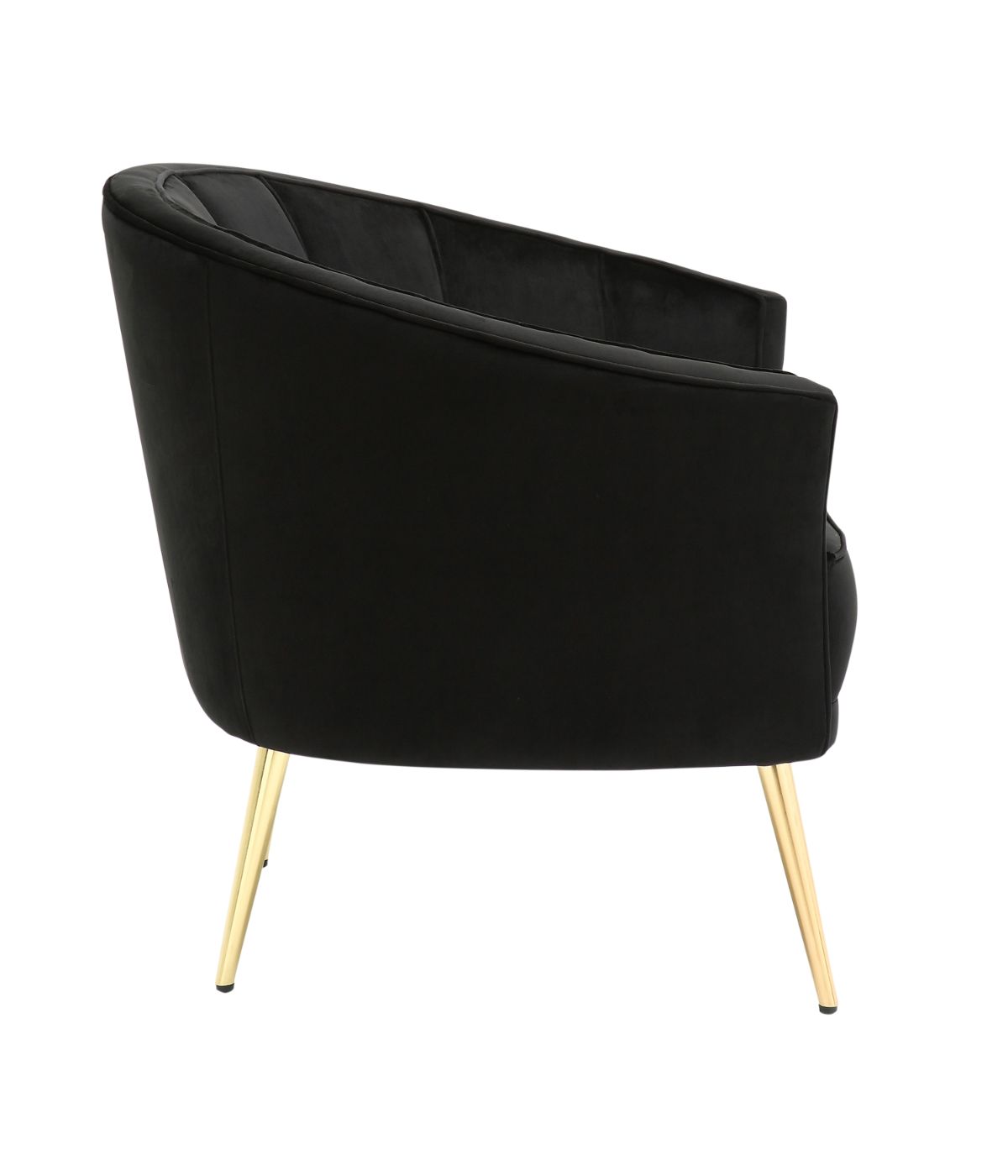Tania Accent Chair Gold & Black