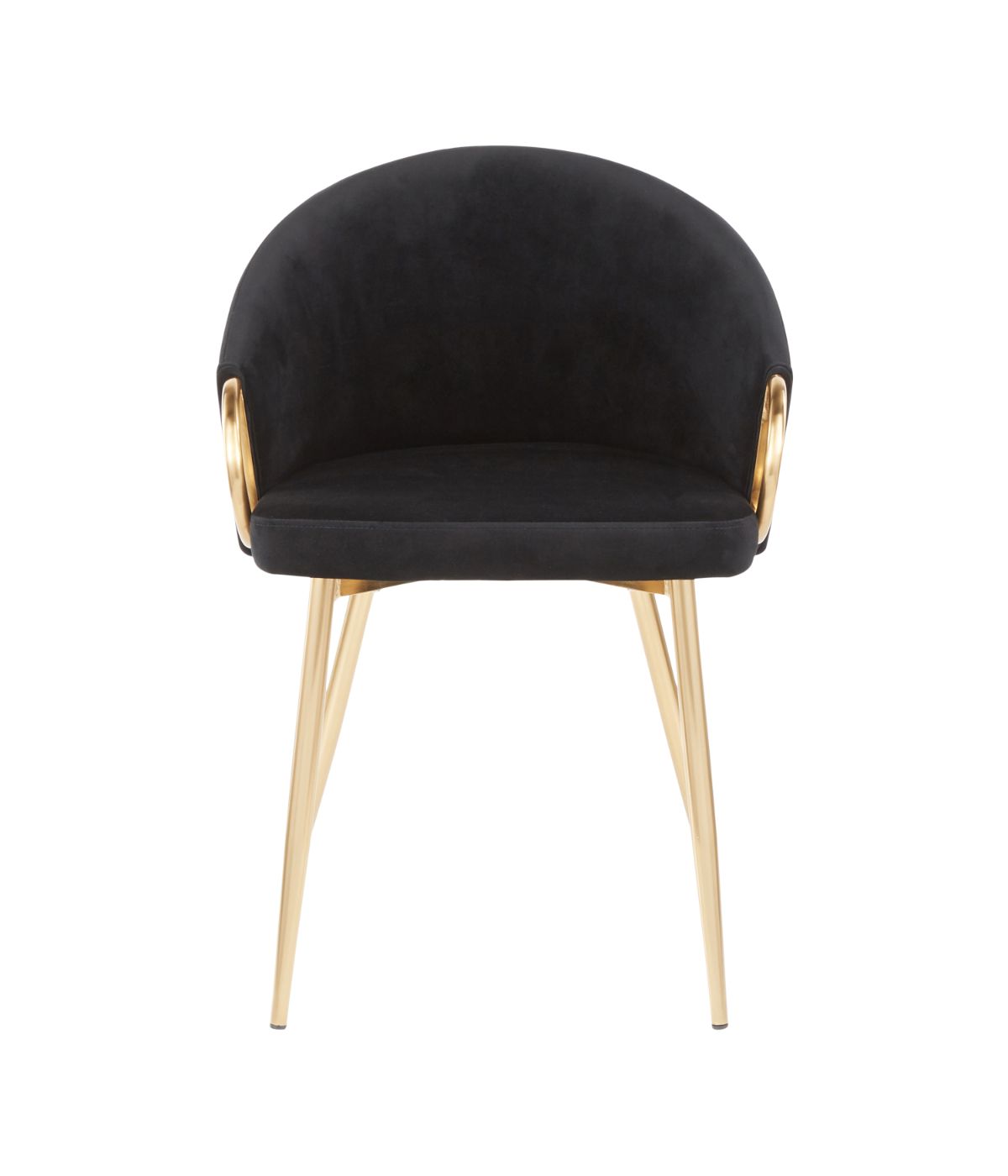 Claire Chair Gold & Black