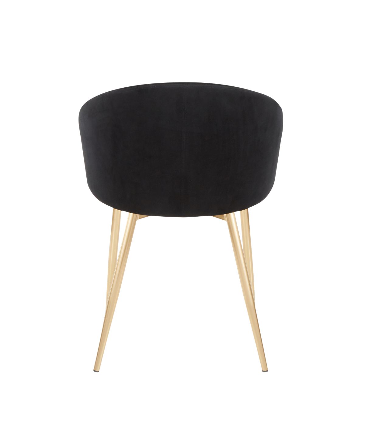 Claire Chair Gold & Black