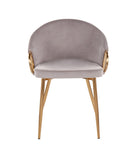 Claire Chair Gold & Silver
